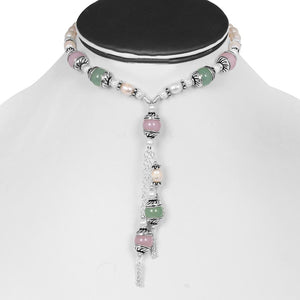 pearl-pink-jade-green-aventurine-beaded-necklaces-bdd-12-1605