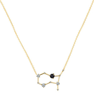 gemini-zodiac-star-constellation-black-tourmaline-white-topaz-necklace-bls-rdn-490
