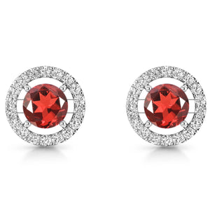 garnet-earring-gar-rde-1003