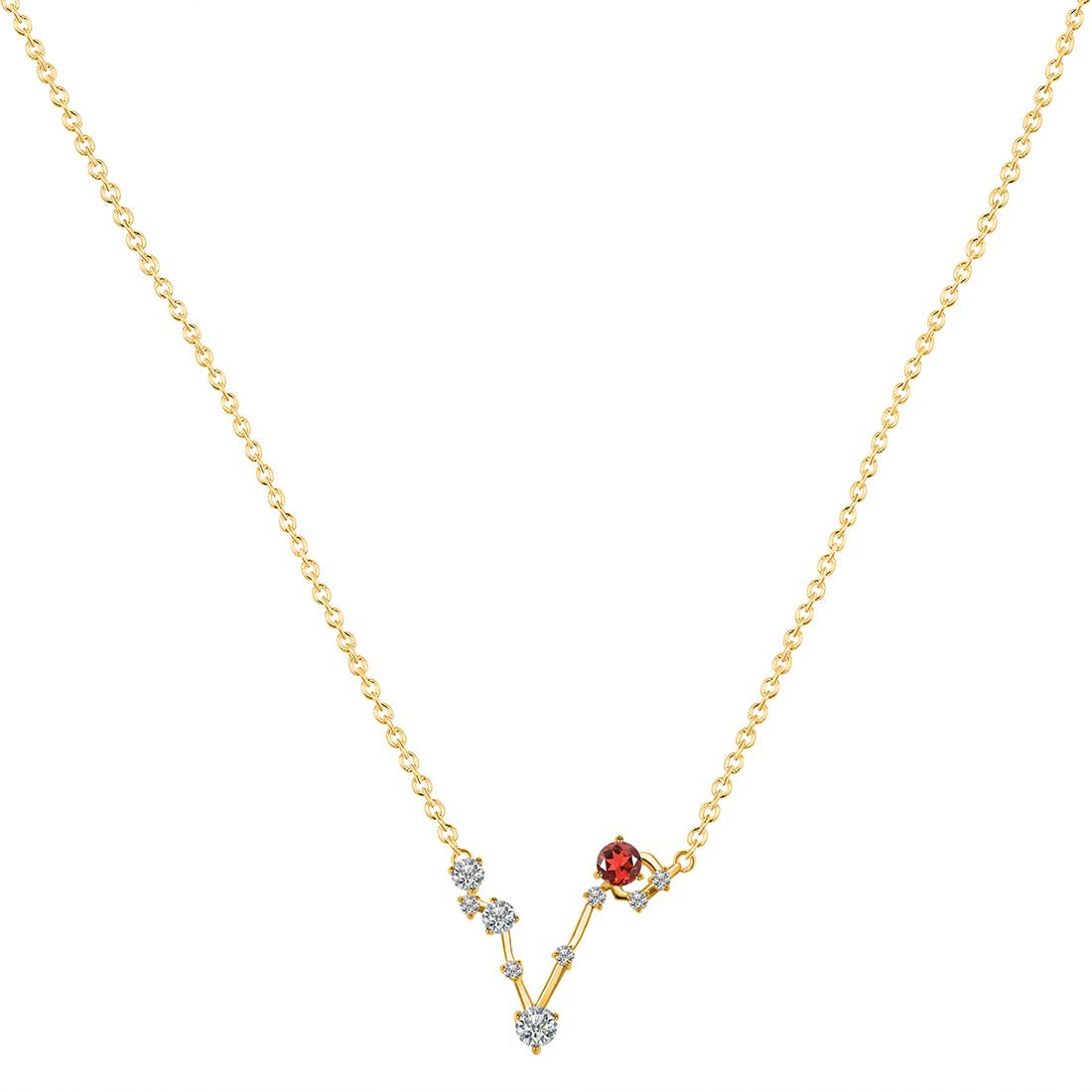 pisces-zodiac-star-constellation-garnet-white-topaz-necklace-gar-rdn-387