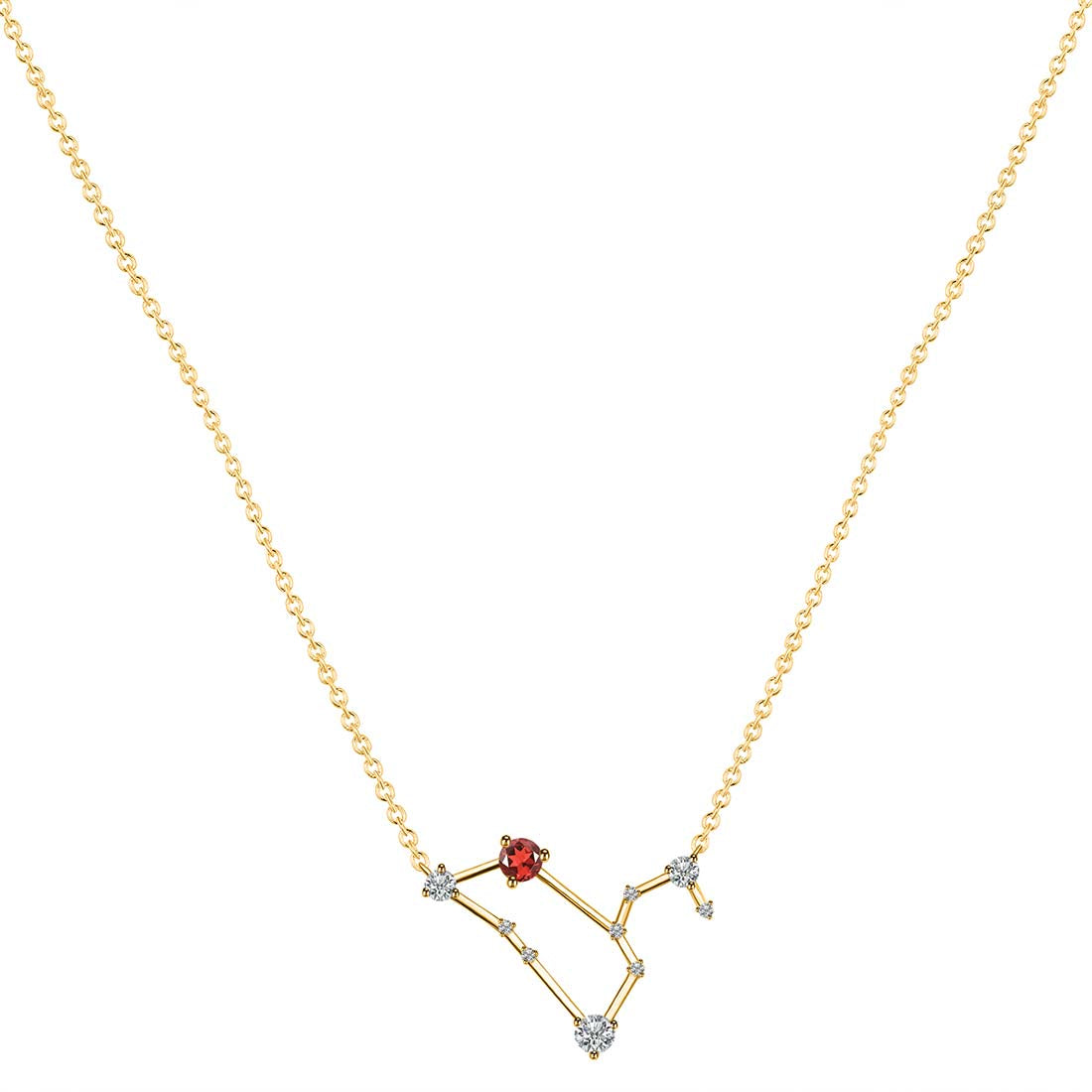 leo-zodiac-star-constellation-garnet-white-topaz-necklace-gar-rdn-493