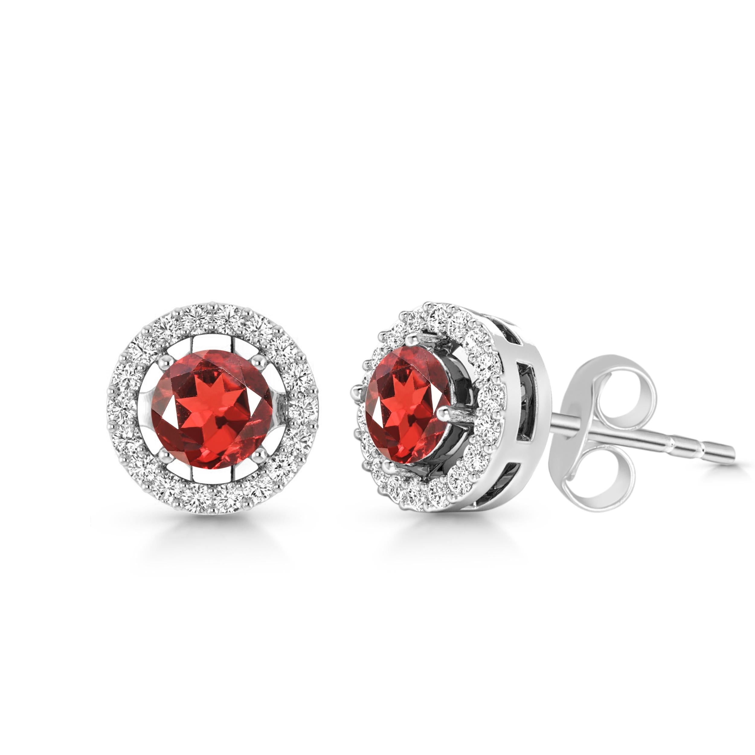 garnet-earring-gar-rde-985