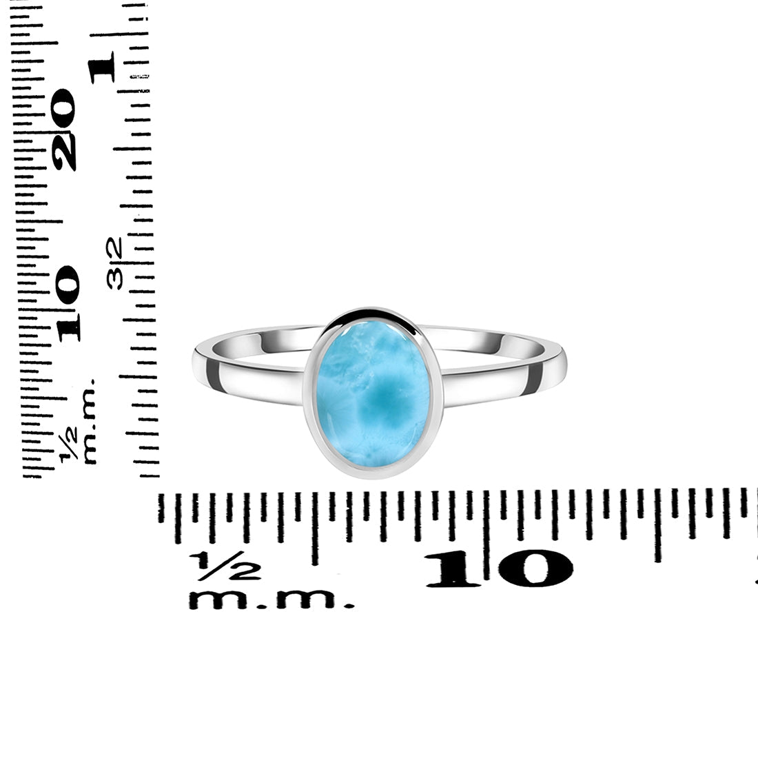 Larimar Ring-(LAR-RDR-2512.) – Rananjay Exports