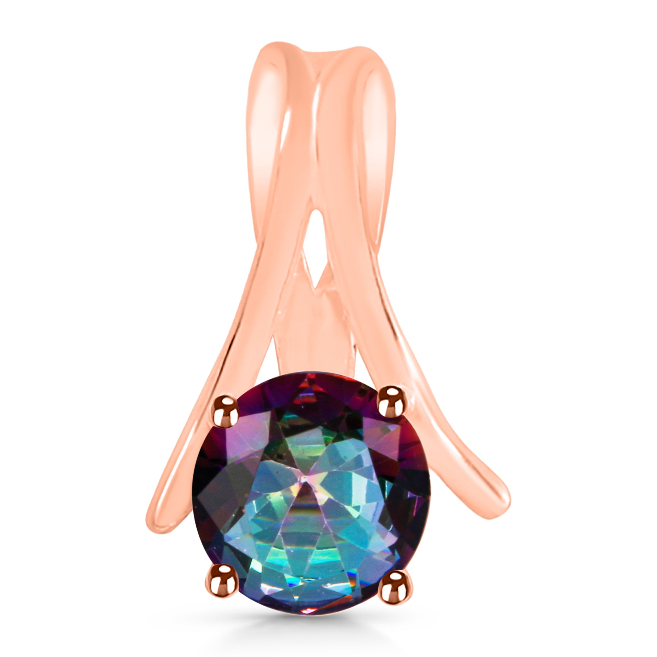 Mystic Topaz Pendant-(MST-RDP-213.)