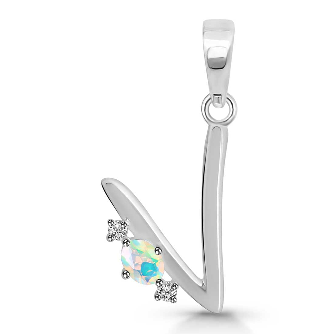 opal-white-topaz-alphabet-v-pendant-opl-rda-22