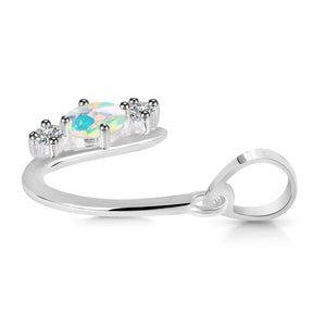 opal-white-topaz-alphabet-u-pendant-opl-rda-73