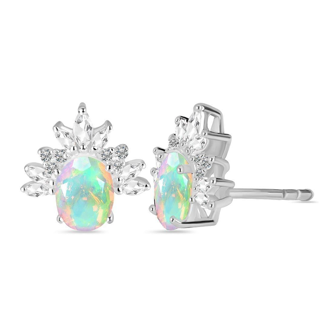 opal-white-topaz-stud-earring-opl-re-71