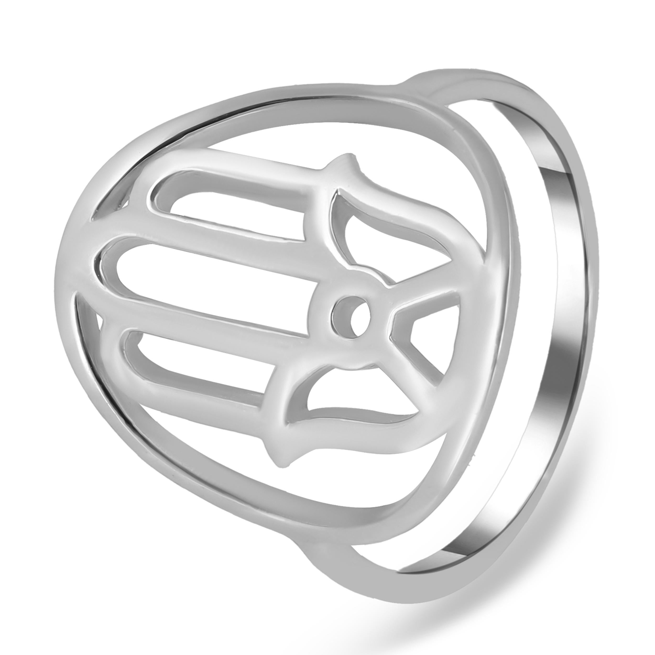 hamsa-hand-plain-silver-ring-ps-rdr-316