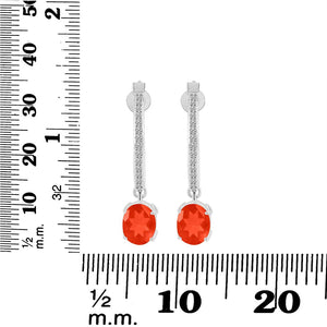 red-onyx-white-topaz-hoop-earring-rox-rde-1469