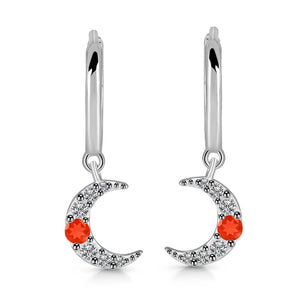 red-onyx-white-topaz-hoop-earring-rox-rde-1471