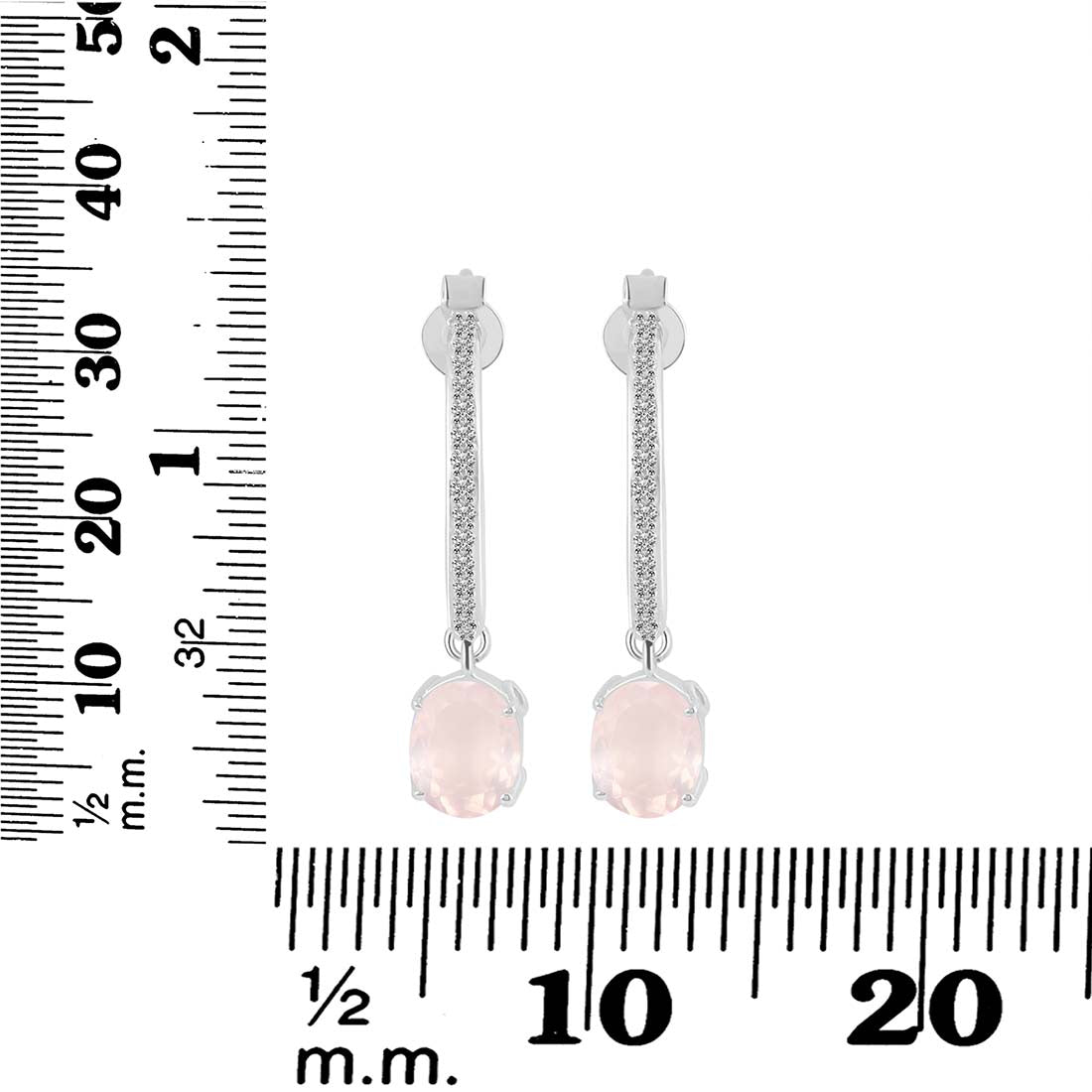 rose-quartz-white-topaz-hoop-earring-rsq-rde-1469