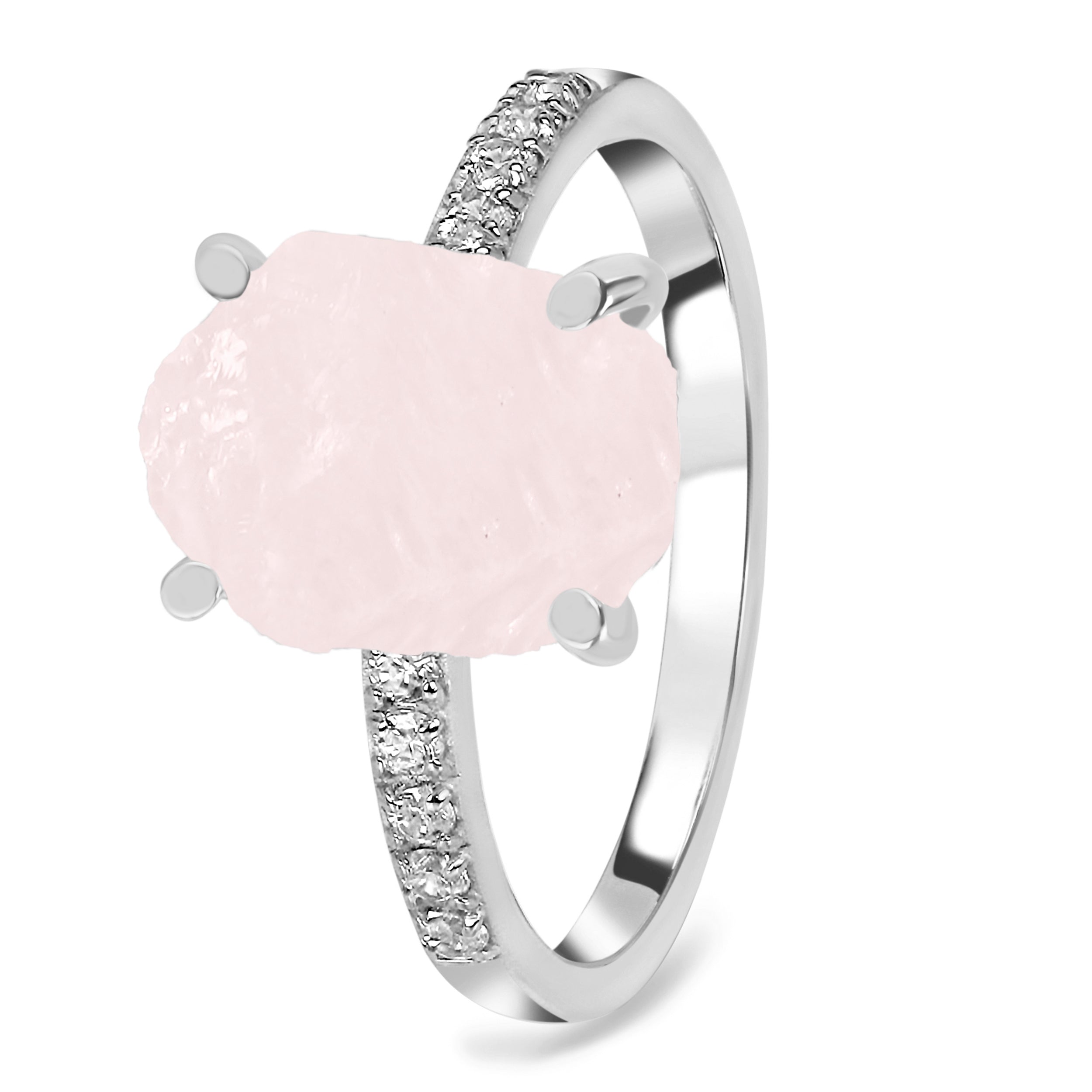 rose-quartz-raw-crystal-white-topaz-ring-rsq-rr-397