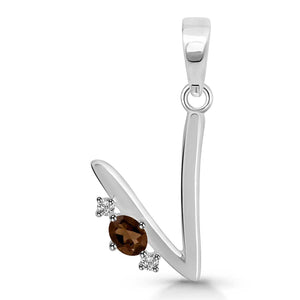 smoky-white-topaz-alphabet-v-pendant-smy-rda-22