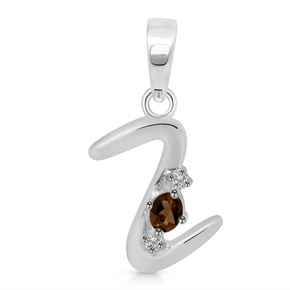 smoky-white-topaz-alphabet-z-pendant-smy-rda-26