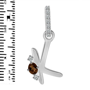 smoky-white-topaz-alphabet-k-pendant-smy-rda-37