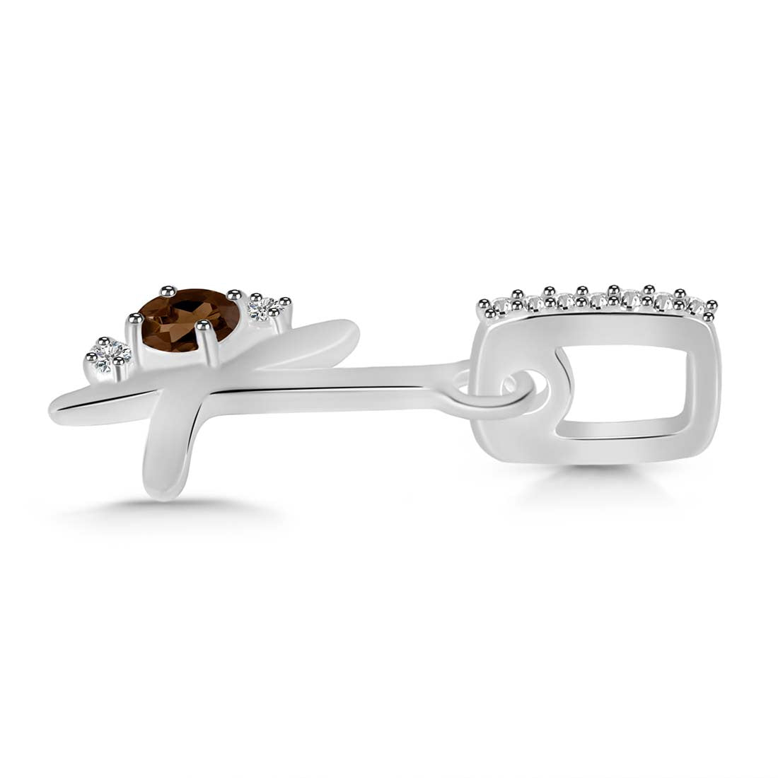 smoky-white-topaz-alphabet-k-pendant-smy-rda-37