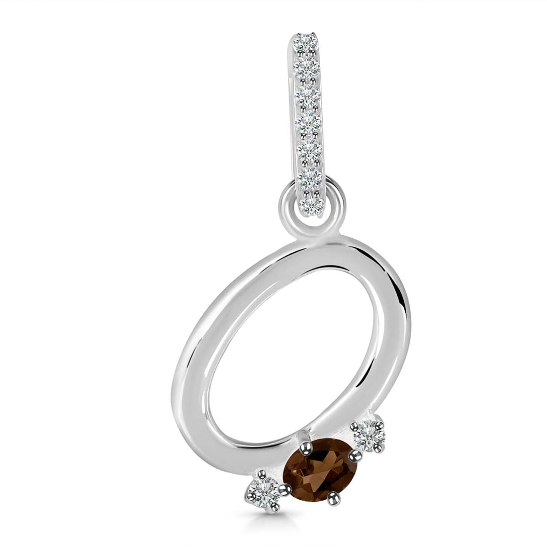 smoky-white-topaz-alphabet-o-pendant-smy-rda-41