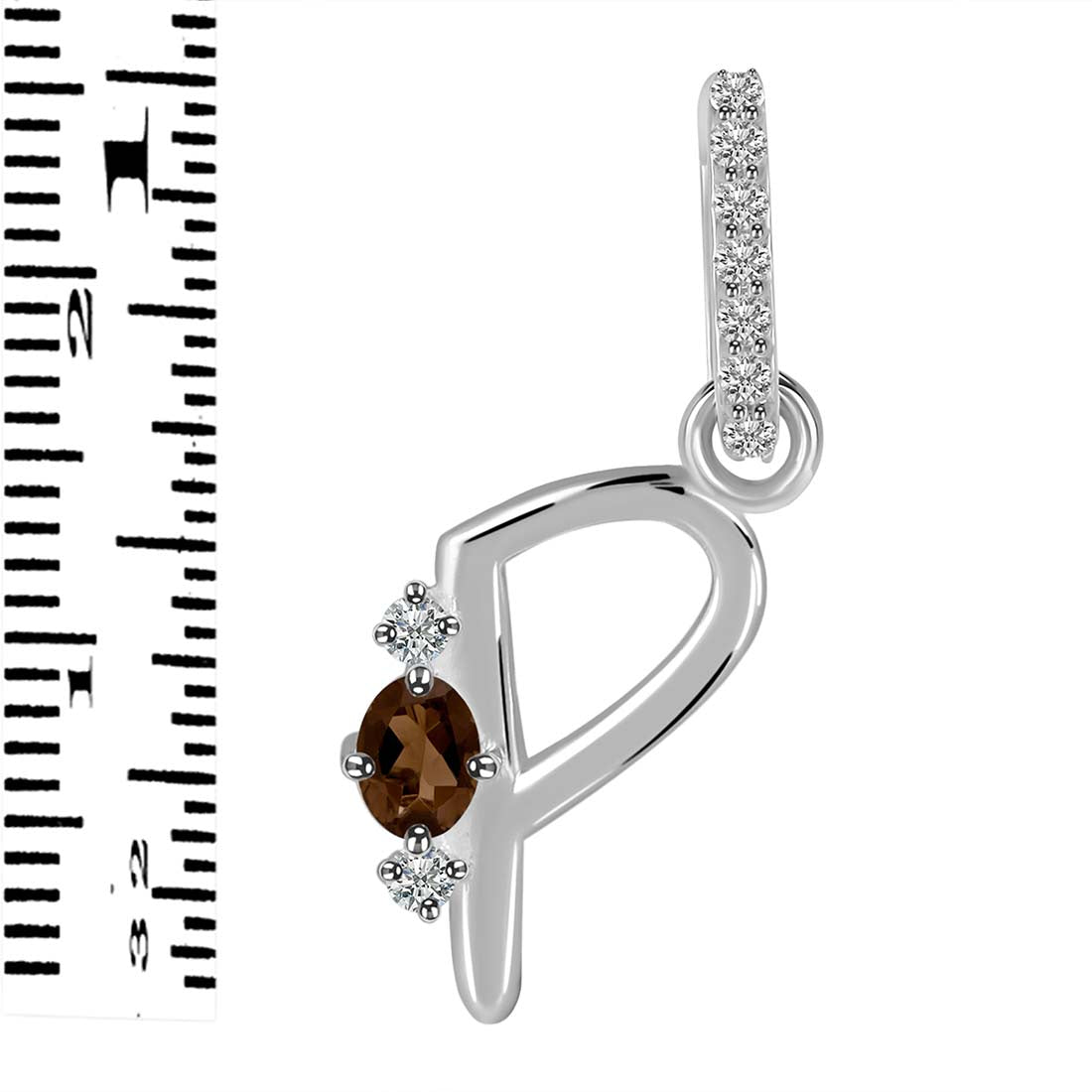 smoky-white-topaz-alphabet-p-pendant-smy-rda-42