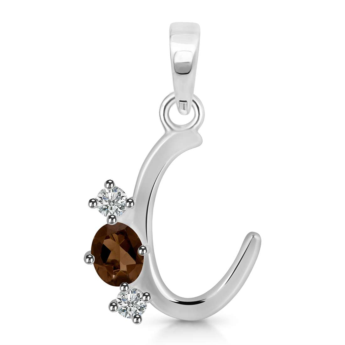 smoky-white-topaz-alphabet-c-pendant-smy-rda-55