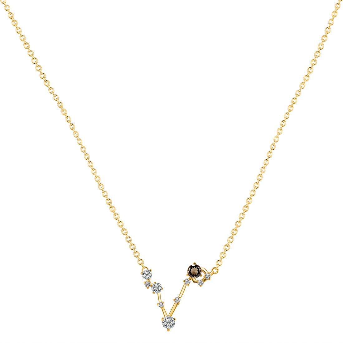 pisces-zodiac-star-constellation-smoky-white-topaz-necklace-smy-rdn-387