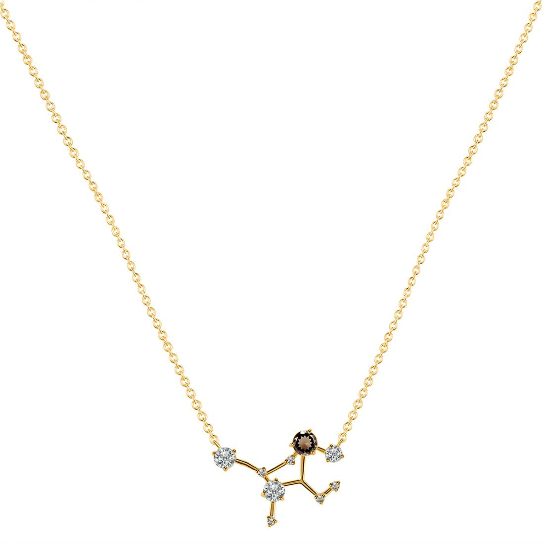 virgo-zodiac-star-constellation-smoky-white-topaz-necklace-smy-rdn-491