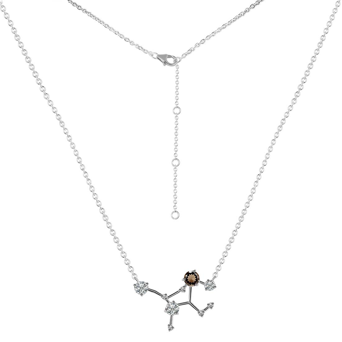 virgo-zodiac-star-constellation-smoky-white-topaz-necklace-smy-rdn-491