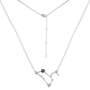 leo-zodiac-star-constellation-smoky-white-topaz-necklace-smy-rdn-493
