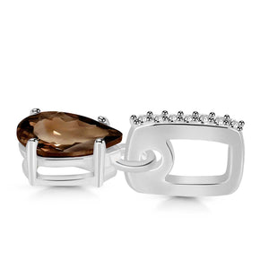smoky-white-topaz-pendant-smy-rdp-550-cz-loop