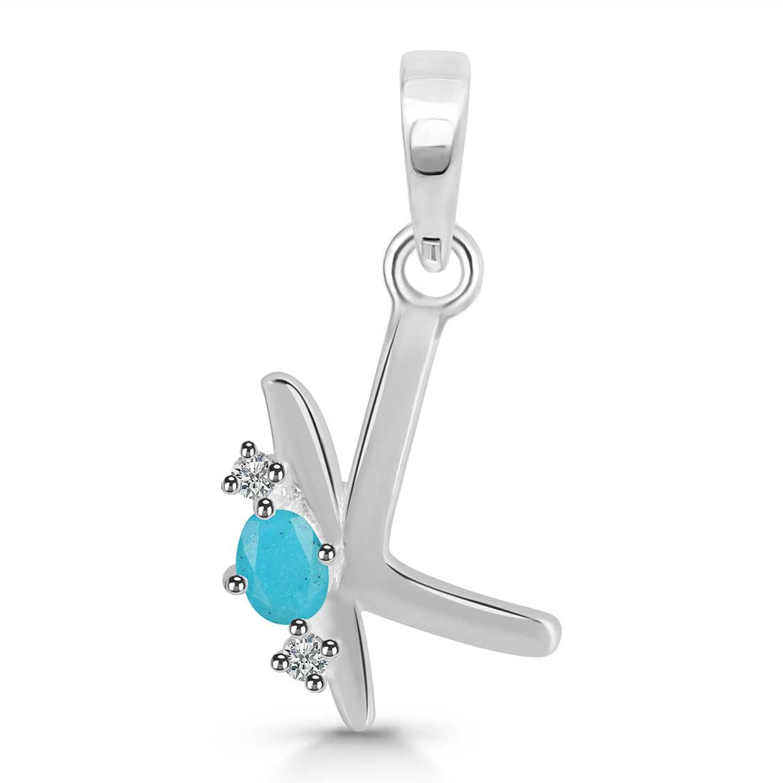 turquoise-white-topaz-alphabet-k-pendant-trq-rda-11