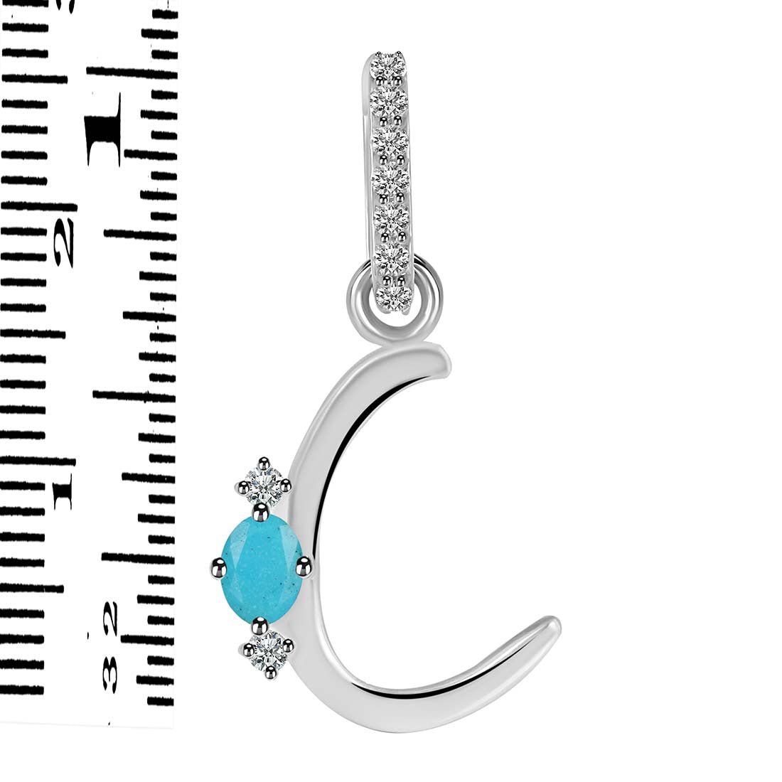 turquoise-white-topaz-alphabet-c-pendant-trq-rda-29
