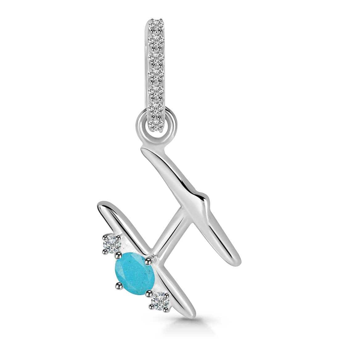 turquoise-white-topaz-alphabet-h-pendant-trq-rda-34