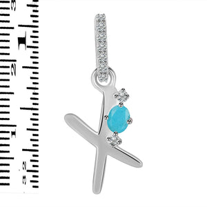 turquoise-white-topaz-alphabet-x-pendant-trq-rda-50