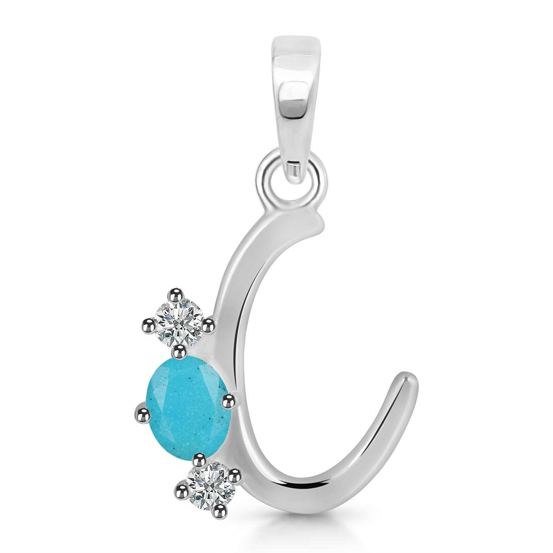 turquoise-white-topaz-alphabet-c-pendant-trq-rda-55