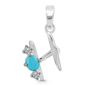 turquoise-white-topaz-alphabet-h-pendant-trq-rda-60