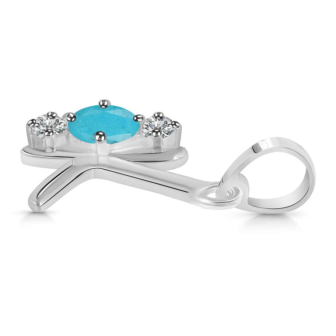 turquoise-white-topaz-alphabet-k-pendant-trq-rda-63