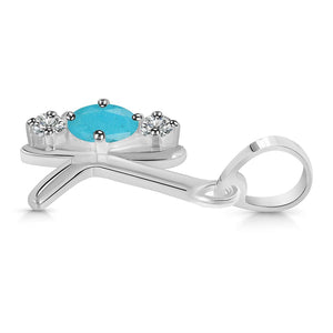 turquoise-white-topaz-alphabet-k-pendant-trq-rda-63