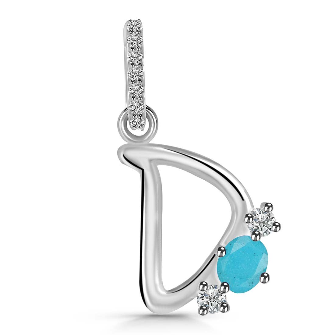 turquoise-white-topaz-alphabet-d-pendant-trq-rda-82