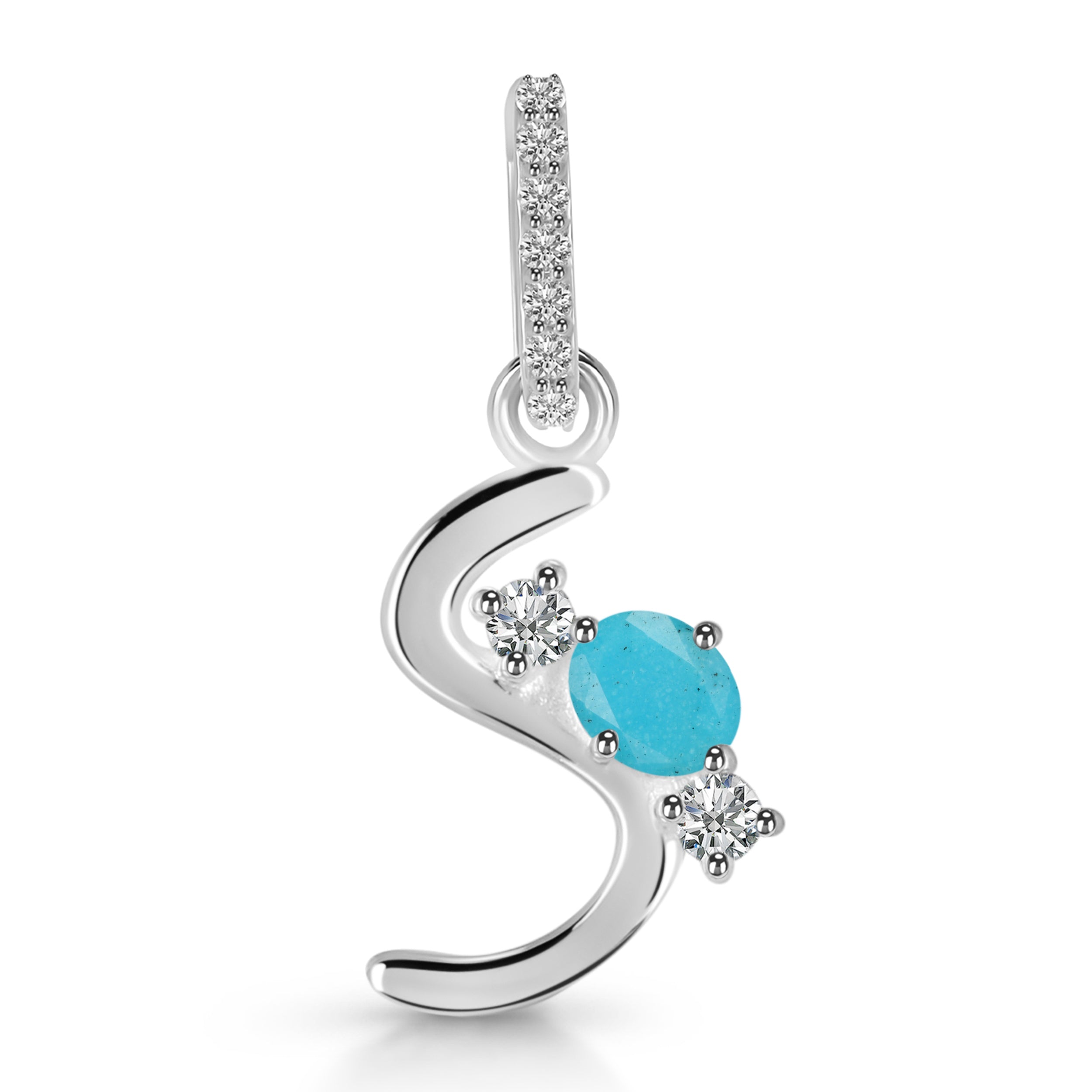 turquoise-white-topaz-alphabet-s-pendant-trq-rda-97