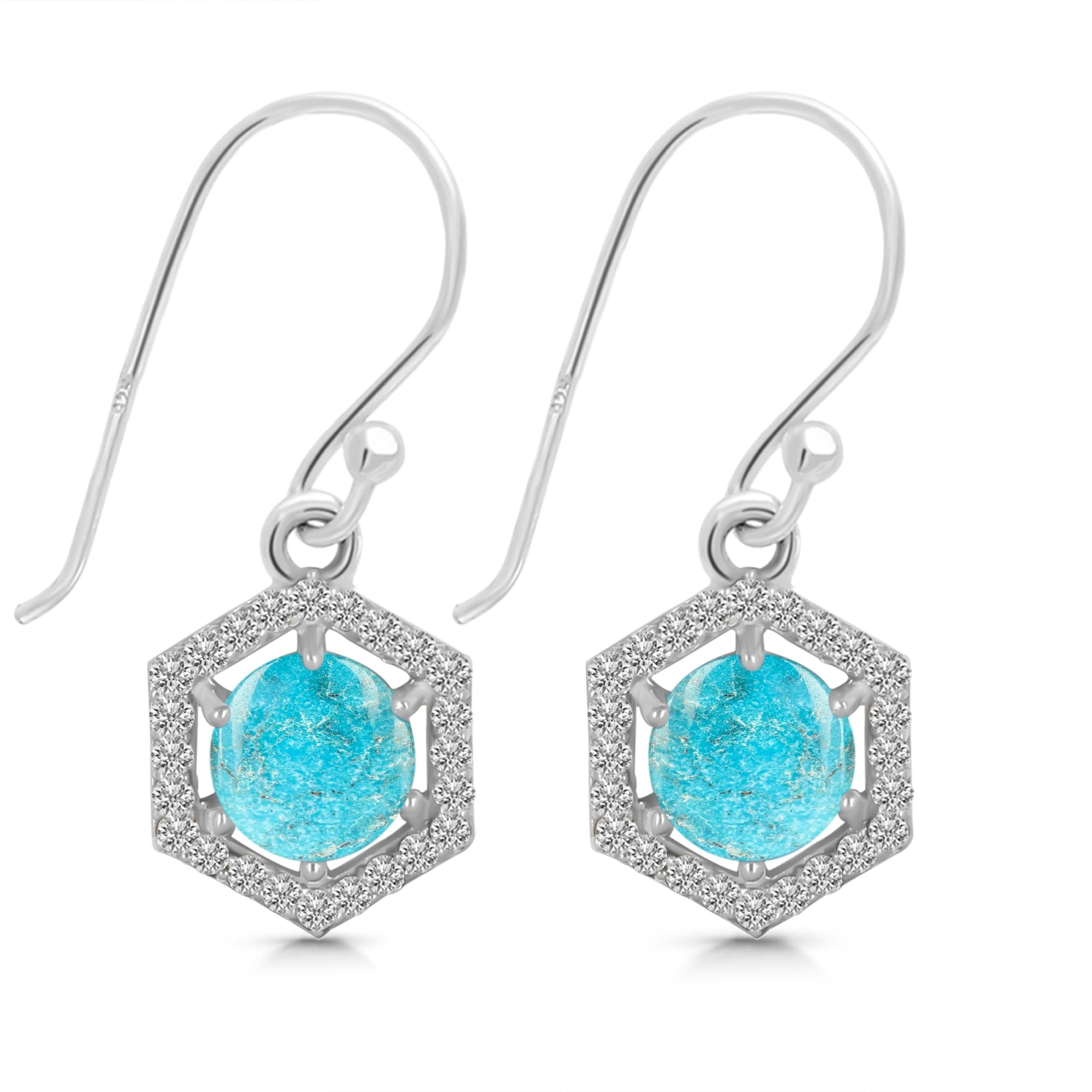 turquoise-white-topaz-earring-trq-rde-701