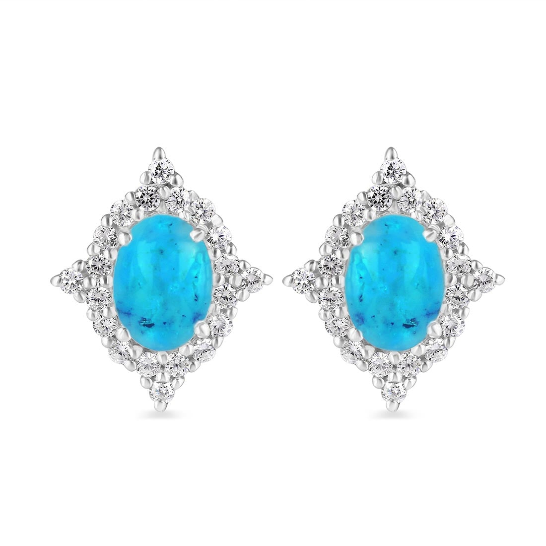 turquoise-white-topaz-stud-earring-trq-rde-849