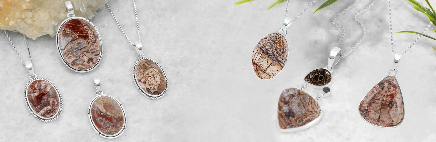 Mushroom Rhyolite Jewelry
