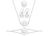 Lotus Plain Silver Jewelry Set PS-RDR-315 / RDE-536 / RDN-4 / RDB-4.