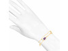 Amethyst  Raw Crystal & White Topaz Bracelet AMT-RDB-168.