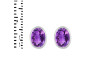 Amethyst Stud Earring AMT-RDE-1374.