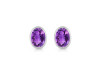 Amethyst Stud Earring AMT-RDE-1374.