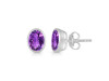 Amethyst Stud Earring AMT-RDE-1374.