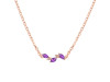 Amethyst & White Topaz Necklace AMT-RDN-460.