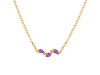 Amethyst & White Topaz Necklace AMT-RDN-460.