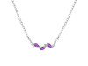 Amethyst & White Topaz Necklace AMT-RDN-460.