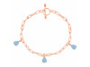 Aquamarine Bracelet AQM-RDB-171.